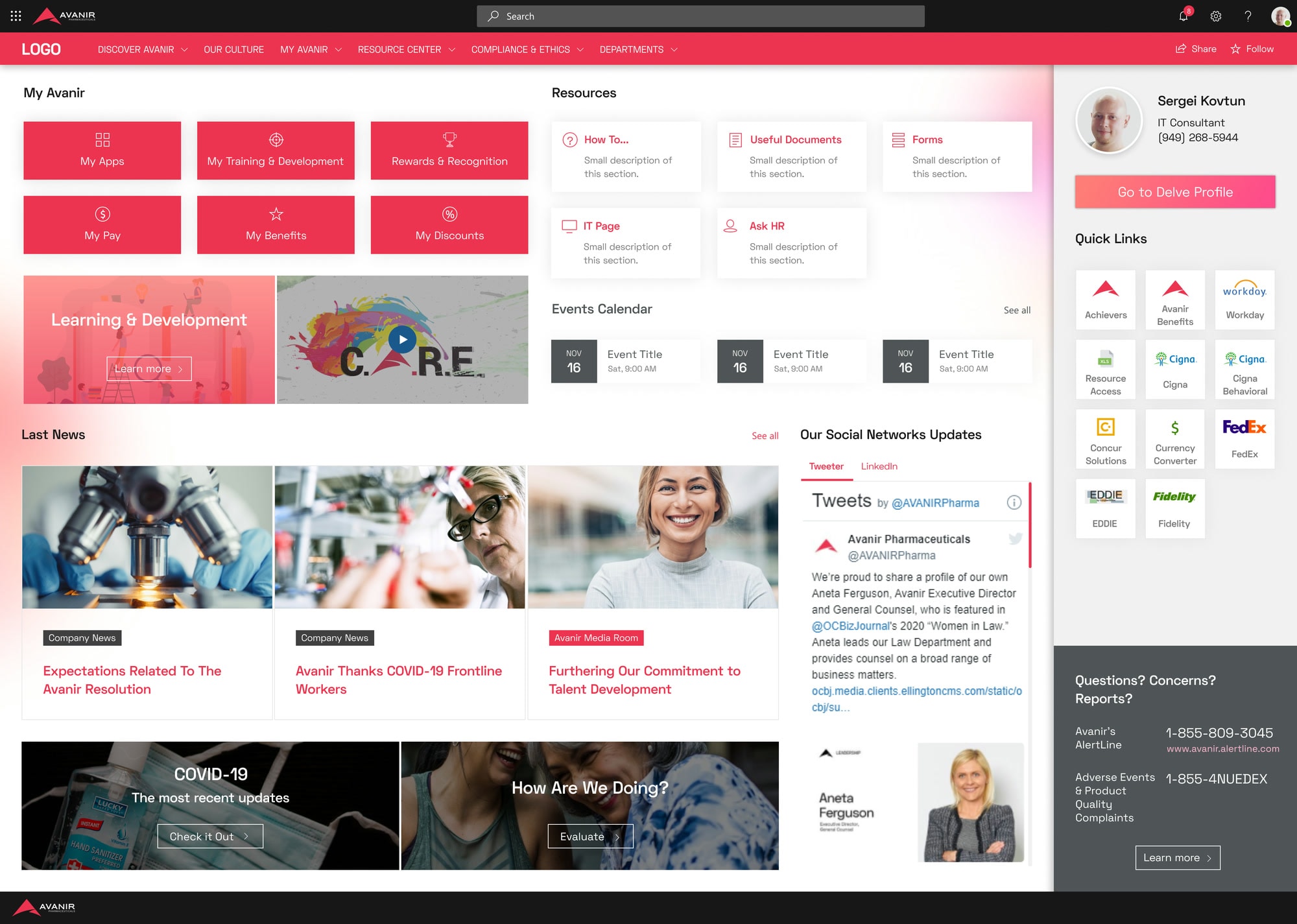 Homepage option 1.2, tools first